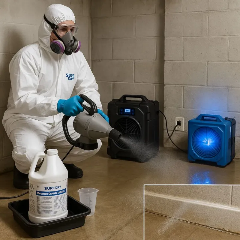 Sanitization and Odor Removal process in Bellville, OH