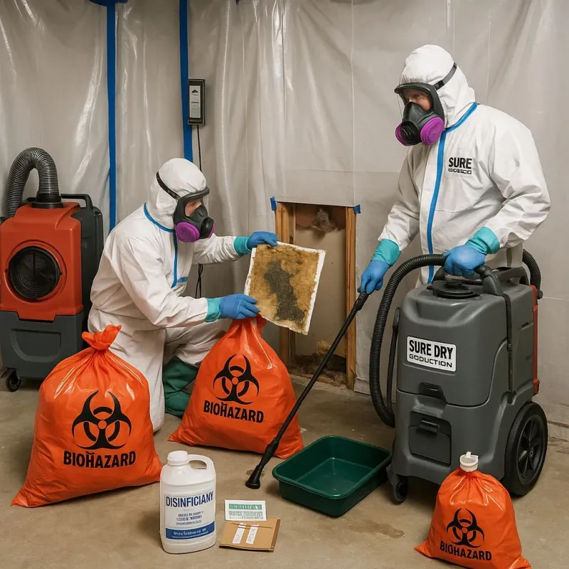 Contaminated Water Handling Protocols process in Bellville, OH