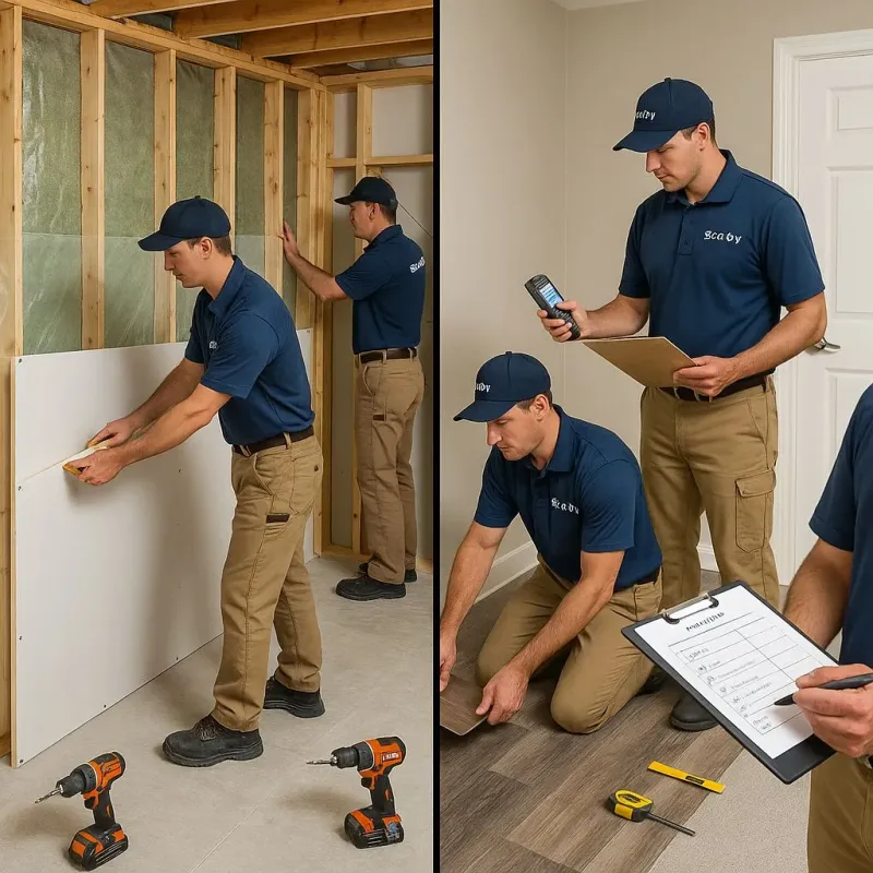 Repairs and Reconstruction process in Bellville, OH